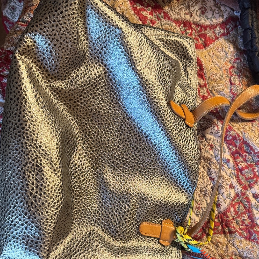 Elegant Metallic Tote Bag